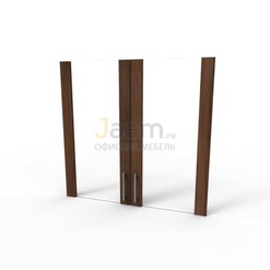 Кабинет руководителя Дверь стекло в рамке МДФ 2 шт. КН-4.5 1