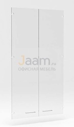 Мебель для персонала Двери средние стеклянные - комплект 2 шт P-021