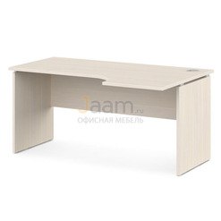 Мебель для персонала Стол письменный с заглушкой кабель-канала V-46пр