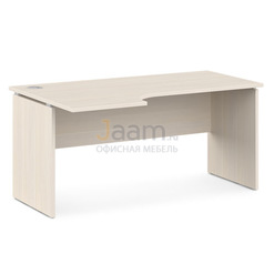 Мебель для персонала Стол письменный с заглушкой кабель-канала V-46л