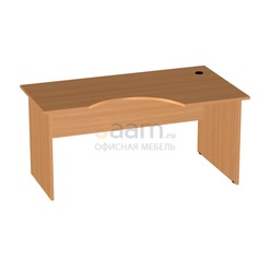 Мебель для персонала Стол рабочий эргономичный правый Э-24.2 п