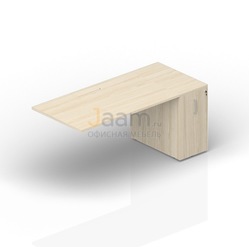 Мебель для персонала Стол с приставным шкафом Tower (меламиновый аулет) ETPM148T072