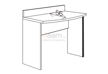 Мебель для гостиниц Стол с воротником R5102V