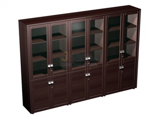 Кабинет руководителя Шкаф для документов со стеклянными дверями