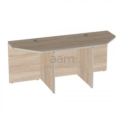 Мебель для персонала Стол прямой с двумя отверстиями под кабель канал V - 1.9 С